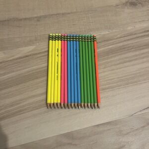Ticonderoga Neon Premium Wood #2 Pencil- Set Of 16